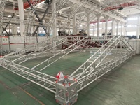 Aluminio 300X300mm Caja Cuadrada Pantalla Led Iluminación de escenario Tornillo atornillado Truss