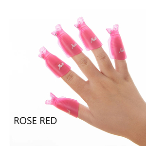 Clip de dissolvant de vernis à ongles en plastique, 10 pièces, dissolvant de vernis à ongles en Gel UV, enveloppes, nettoyant pour ongles, dégraissant, outils d'art - Product Image 5