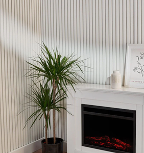 बर्फ सफेद आधुनिक <span class=keywords><strong>mdf</strong></span> स्लेट ध्वनिक दीवार पैनल लिविंग रूम के लिए लकड़ी के डिजाइन - Product Image 5