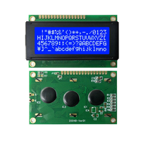 Módulo LCD 2004A para Interfaz Serial I2C, Control Ili9488, Pantalla de 20x4 Caracteres, Retroiluminación Amarilla Verde/Azul