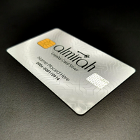 Kartu PVC keanggotaan plastik kustom holografik Laminating Overlay Club VIP Card dengan Chip IC