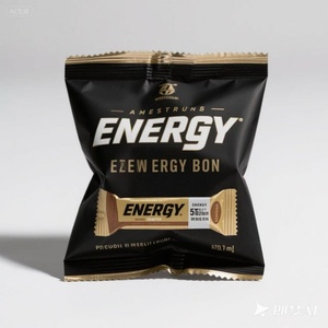Bolsa de Plástico con Impresión Personalizada, Superficie Mate, Sellada por la Parte Posterior, para Empacar Barras Energéticas, Envoltorio para Chocolate, Bolsa para Snacks - Product Image 1