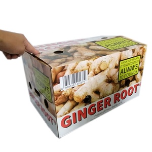 Factory Custom Fruit Vegetable Packing Corrugated Carton Crate Box With Color Printing Mango Trays