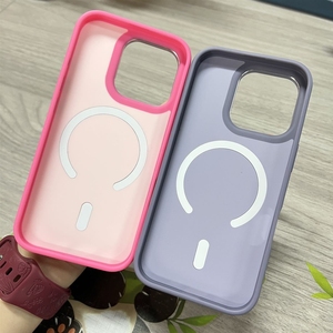 เคสโทรศัพท์แม่เหล็ก TPU PC พร้อมกรอบกล้องสำหรับ <span class=keywords><strong>iPhone</strong></span> 17 Pro <span class=keywords><strong>Max</strong></span> 16 18 Pro <span class=keywords><strong>Max</strong></span> - Product Image 2