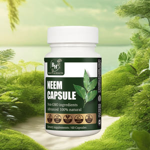 Kapsul detoks Neem alami bebas Gluten suplemen dukungan hati untuk perawatan kesehatan holistik - Product Image 1