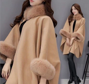 <span class=keywords><strong>Manteau</strong></span> en <span class=keywords><strong>laine</strong></span> grande taille, nouvelle collection automne-hiver, style Hepburn, élégant, en <span class=keywords><strong>cachemire</strong></span>, châle haut de gamme pour <span class=keywords><strong>femme</strong></span> - Product Image 2