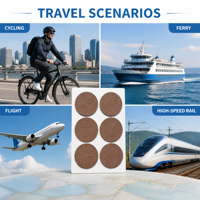 Patchs anti-nausée pour le voyage, patchs contre le mal des transports en tissu élastique pour voiture, bateau, avion, pour adultes et enfants