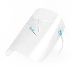 Masker Wajah bening dewasa, perlindungan anti-debu plastik pelindung wajah Anti kabut tahan percikan keamanan transparan - Product Image 3