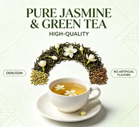 Thé vert au jasmin d'Anhui de haute qualité OEM/ODM - Jasmin pur et thé vert favorisant la digestion, prix de gros, sans arômes artificiels