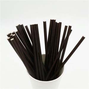 Pailles en papier colorées écologiques recyclables, en vrac ou emballées individuellement, pour jus - Product Image 3