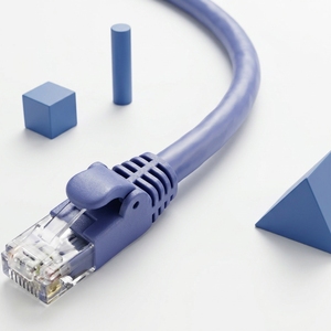 สายแลน <span class=keywords><strong>ELECOM</strong></span> CAT6A รองรับ 10 กิกะบิตอีเธอร์เน็ต ความยาว 0.3 เมตร พร้อมตัวป้องกันสายหัก หัวต่อมาตรฐาน สีฟ้า รุ่น LD-GPA/BU03 ผลิตในจีน - Product Image 1