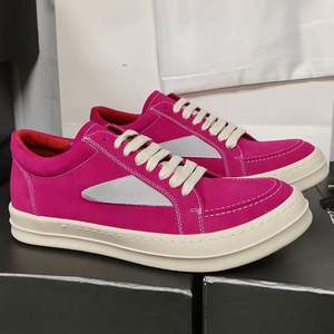 Zapatos de Hombre y Mujer, Diseño de Corte Bajo, Lujosos, de Cuero, con Suela Gruesa, Casuales, de Fondo Plano - Product Image 2