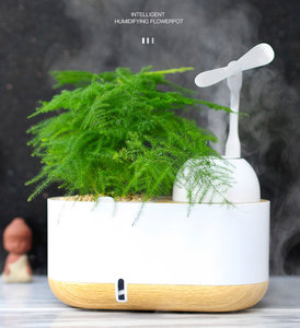 Humidificateur d'eau domestique moderne en plastique pour personne paresseuse, design intelligent de pot de fleurs - Product Image 1