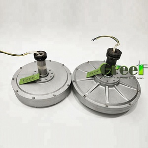 Generador de Flujo Axial PMG de 1kw, 2kw, 3kw, 5kw, Baja Velocidad 100~200rpm para Uso Vertical - Product Image 1