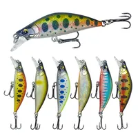 Micro Minnow Sinking 50mm 5g Leurre de pêche pour eau douce, truite, brochet, leurre japonais Pesca, appât artificiel dur
