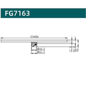 Drain de sol linéaire à encastrer en acier inoxydable, style simple, pour <span class=keywords><strong>douche</strong></span>, 600 mm, usage hôtelier, design contemporain, vente chaude - Product Image 2