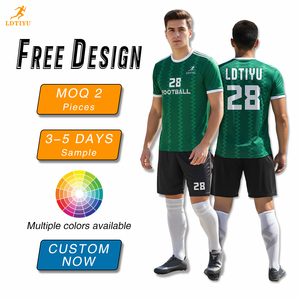 Maillot de club de football pour hommes Version joueur domicile/extérieur Motif à carreaux Respirant Séchage rapide 100% Polyester Kit de football d'été personnalisé - Product Image 1