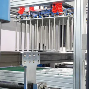 Fully Automatic Thermoforming Machine For Plastics Lid Meal Vaccum Container