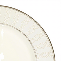Service de table en porcelaine fine (20 pièces) avec motifs dorés pour 6 personnes – Nouvelle collection, directement de l'usine