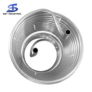 Tubo de Acero Inoxidable 304 Personalizado de Bajo Nivel de Ruido para Intercambiador de Calor, Resorte de Bobina de Acero Inoxidable 201 316 - Product Image 3