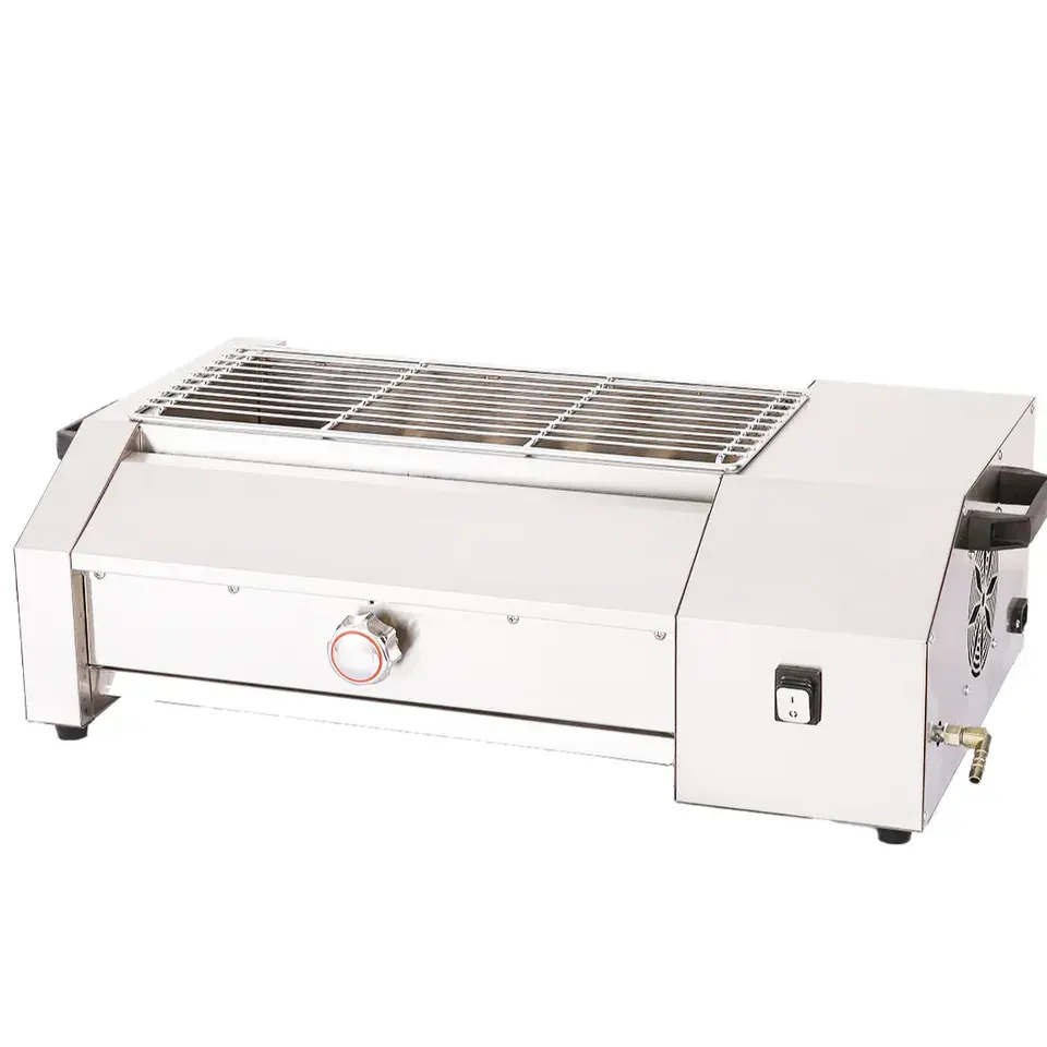 Kitchen Grill Gas Barbecue Grill Griddle Restaurant Bbq Chicken Machine Outside Set Commercial Chinese New Electric Home