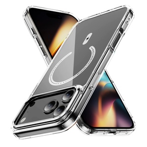 Funda Ultra Transparente Antihuellas y Antigolpes para iPhone 17Air, Delgada, de Acrílico y PC, Magnética y Transparente - Product Image 5