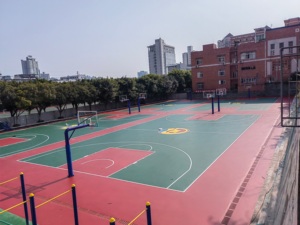 Suelo Deportivo <span class=keywords><strong>de</strong></span> Silicona PU Semipreparado <span class=keywords><strong>de</strong></span> 8 mm para Canchas <span class=keywords><strong>de</strong></span> Baloncesto, Bádminton y <span class=keywords><strong>Voleibol</strong></span> - Product Image 4