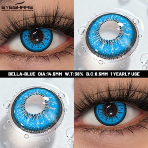 Lentilles cosmétiques Eyeshare Nebula Blue Witch 14,5 mm, effet grand œil, lentilles de contact Azul, maquillage Halloween, lentilles de contact colorées - Product Image 6
