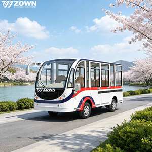 Carros Turísticos Eléctricos ZOWN de Gran Tamaño, Autobús de 60 km/h, Batería de Plomo-Ácido, Color Personalizado, para Hoteles y Resorts, 8-23 Plazas, 2 Años de Garantía - Product Image 1