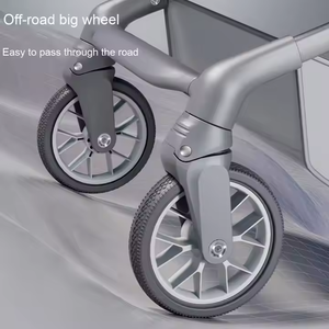 Passeggino XCD K3 Leggero Pieghevole con Telaio in Lega di Alluminio, Sistema da Viaggio Aereo, Carico Massimo 20KG, Design a Uovo - Product Image 6