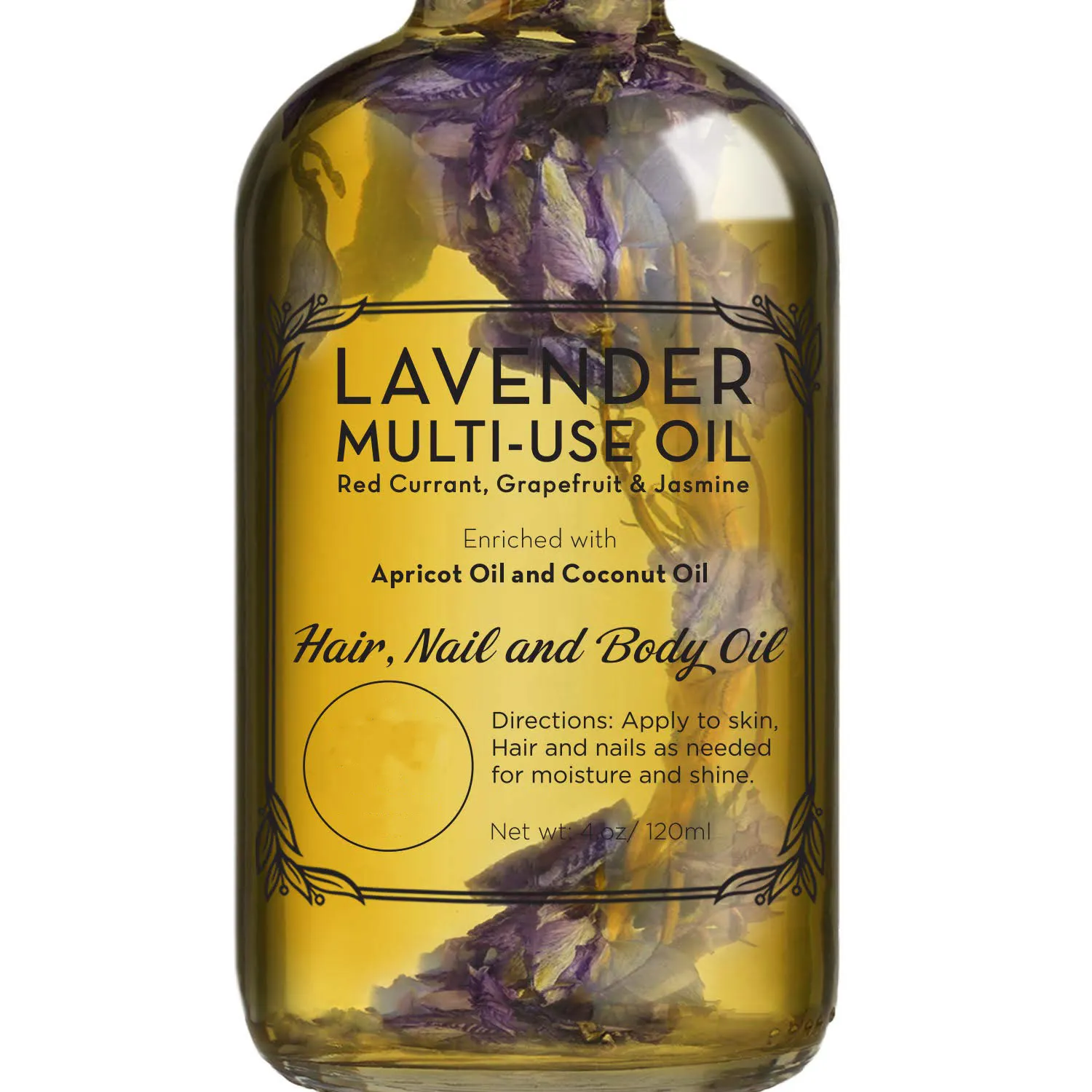 QQLR OEN Private Label doğal nemlendirici besleyici lavanta yağı masaj saç yüz vücut lavanta Petal ol yağı ile Petal