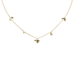 LOZRUNVE 925 Sterling Silver Gold High Quality Polish Elegant Trend <strong>Lily</strong> Petal Flower Charm <strong>Necklace</strong> - Product Image 1