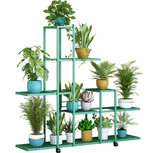 Support à fleurs en fer forgé pour la maison, support à fleurs mobile pour jardin, <span class=keywords><strong>centre</strong></span> <span class=keywords><strong>de</strong></span> table intérieur, support à fleurs - Product Image 4