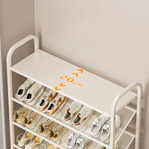 Étagère <span class=keywords><strong>à</strong></span> <span class=keywords><strong>chaussures</strong></span> en métal multi-niveaux, design moderne, montage facile, armoire <span class=keywords><strong>à</strong></span> <span class=keywords><strong>chaussures</strong></span> pliable, prix abordable pour le salon - Product Image 5