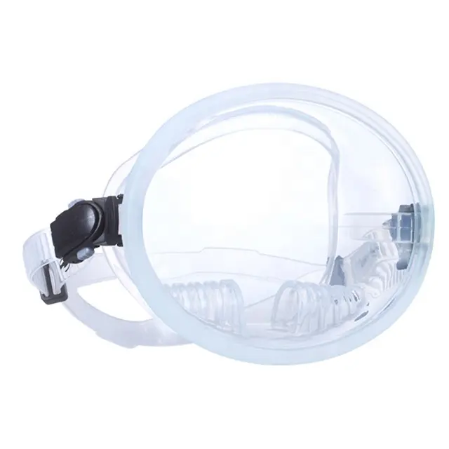 Nuovo Silicone impermeabile antiappannamento panoramica ampio campo visivo occhiali da sub maschera in vetro temperato per lo Snorkeling