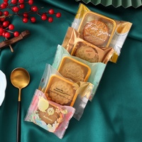 Nueva Bolsa de Embalaje para Pastel de Luna de Medio Otoño, Transparente, con Soporte Interior, Sellado Térmico, para Máquina de Soufflé de Piel de Hielo, Grado Alimenticio