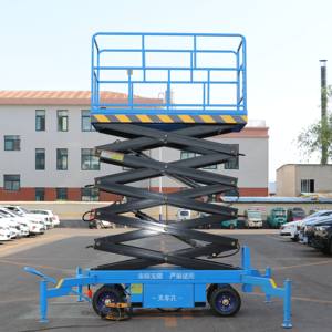 Plateformes Aériennes 8m – Nacelles Élévatrices Mobiles Remorquables 500kg – <span class=keywords><strong>Échafaudage</strong></span>s et Nacelles Ciseaux Hydrauliques pour l'Entretien des Espaces - Product Image 5