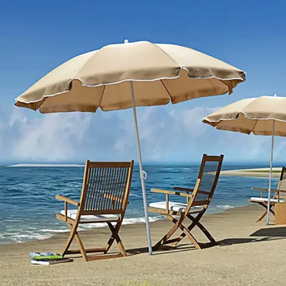Custom Design Foldable Sun Umbrella Outdoor Beach Umbrella