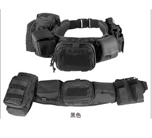 DFV01 Miliary Security <b>Men</b> Outdoor Duty Tactical Molle Waist Belt with <b>Pouches</b> Camouflage Uniforms - Product Image 1