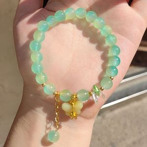 Fashion Clear Crystal Glass <b>Beads</b> Butterfly <b>Bracelet</b> Crystal Gemstone <b>Beads</b> <b>Gold</b> Handmade <b>Bracelet</b> for Women Gift - Product Image 2