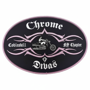 Écusson de club de motards brodé, à repasser ou à coudre - Product Image 1