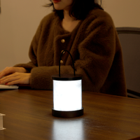 Lampe de chevet LED rechargeable avec capteur tactile, lumière chaude à intensité variable, lampe de table portable pour la décoration de la chambre à coucher et du bureau