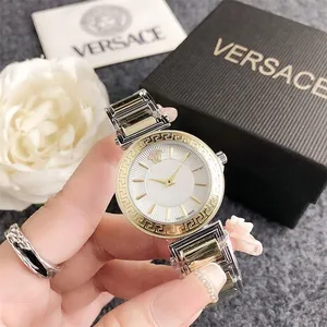 Jam tangan kuarsa pria Online jam tangan wanita bermerek mewah modis bisnis jam tangan Quartz untuk pria