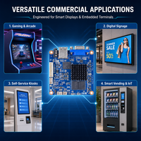 Carte de développement super mini RK3128, carte mère pour l'industrie de la beauté, robot hôtelier, carte Android Linux Core, SBC, dispositif médical