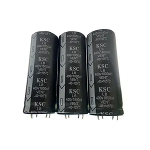 Customized Capacitor 400v Snap-in Aluminum Electrolytic Capacitor Adapter 400v 1800uf Capacitor