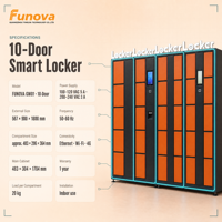 Système de casier intelligent RFID avec accès par carte, empreinte digitale et code PIN, armoire de rangement métallique pour salle de sport, arcade, hôtel, lieu public