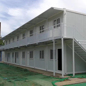 Contenedor plegable desmontable de construcción rápida Casa-Paquete plano al aire libre Panel sándwich de metal plegable Edificio de oficinas Escuela Hotel - Product Image 3