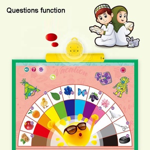 Tabla de Pared Fonética Árabe Educativa 13 en 1 para Niños, Póster Multifuncional del <span class=keywords><strong>Alfabeto</strong></span>, Libro Electrónico, Pizarra de Dibujo, Educación Temprana - Product Image 4