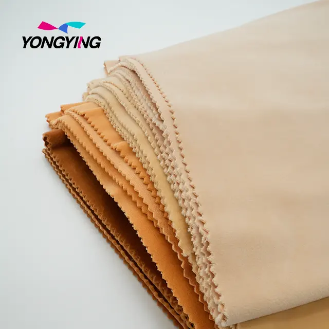 Yongying 2023 yeni profesyonel tedarik yumuşak el duygu müslüman abaya için kadın elbisesi 100% polyester jet siyah nida kumaş