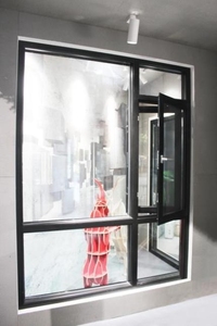 Hiện đại đôi kính cửa sổ kính cách nhiệt nhôm bên ngoài <span class=keywords><strong>Swing</strong></span> khuôn cửa sổ nhà cửa sổ màn hình muỗi cho biệt thự - Product Image 5